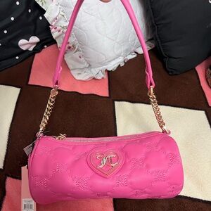Juicy Couture Pink Quilted Clutch